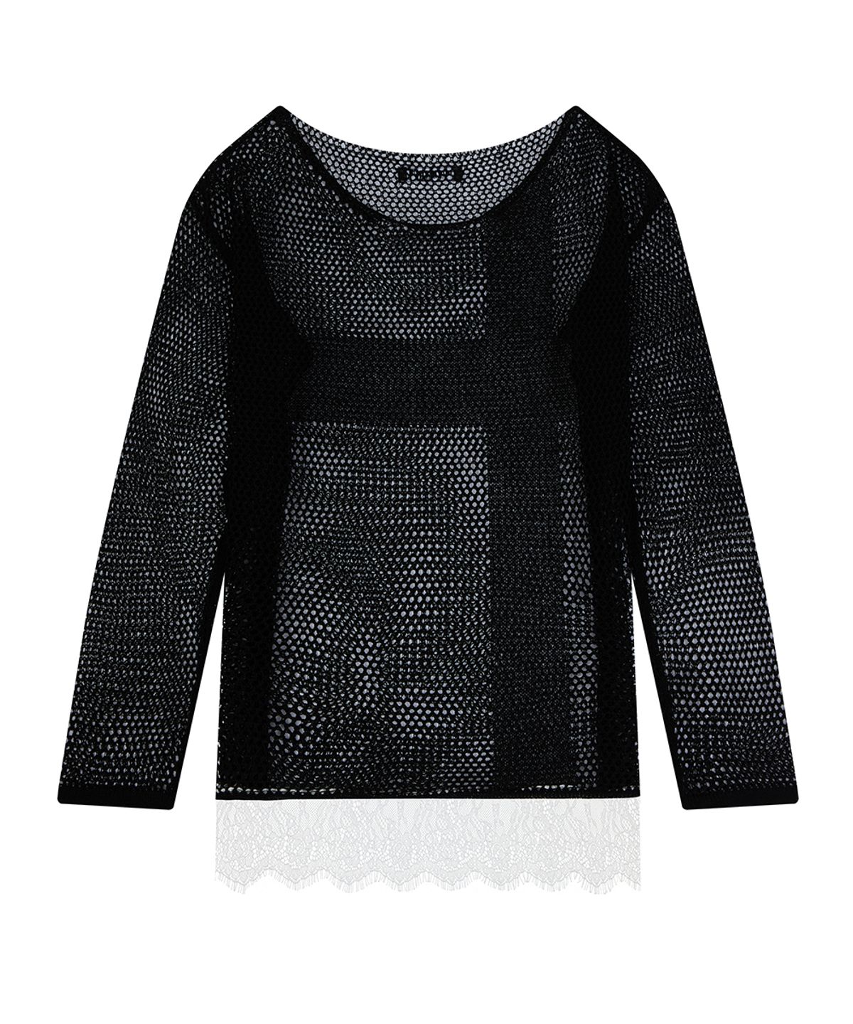 러브이즈트루(LUVISTRUE) SY LACE NET KNIT(BLACK)
