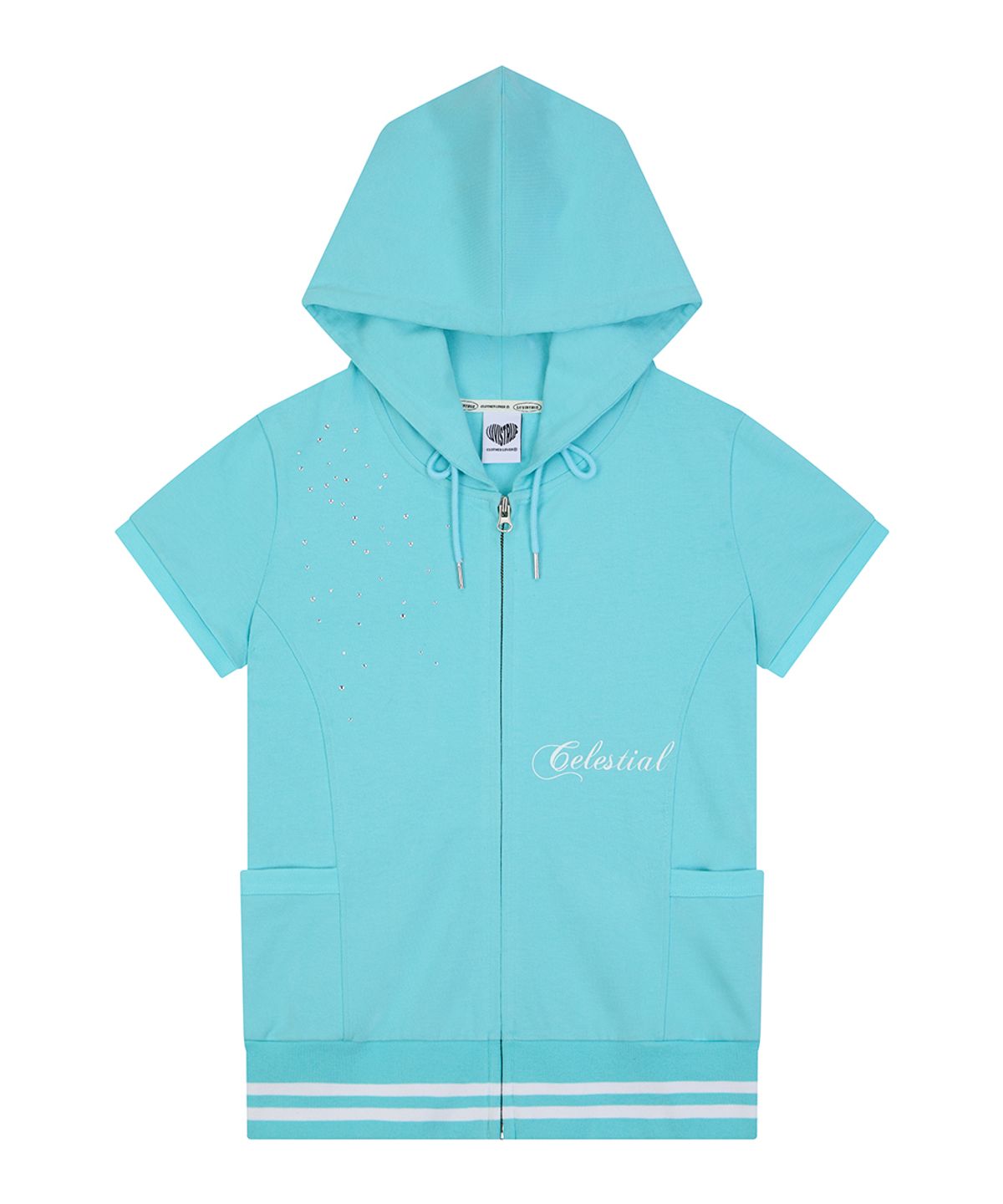 러브이즈트루(LUVISTRUE) SY ANGEL HOOD ZIP UP(BLUE)