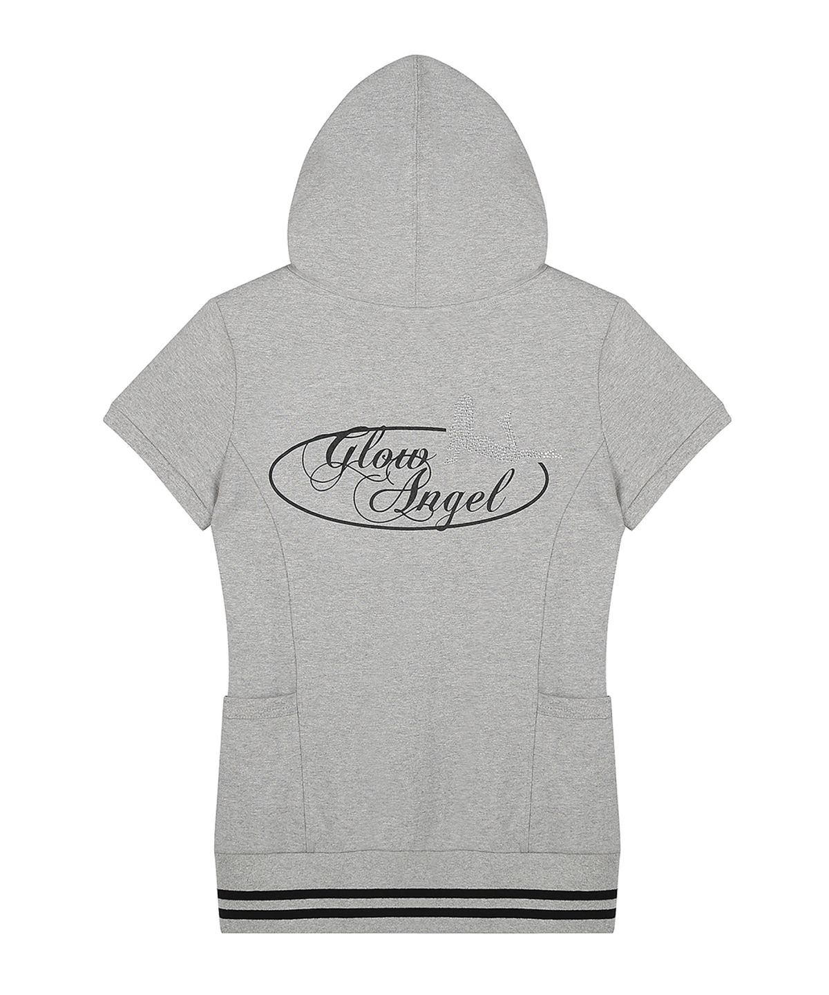러브이즈트루(LUVISTRUE) SY ANGEL HOOD ZIP UP(GRAY)
