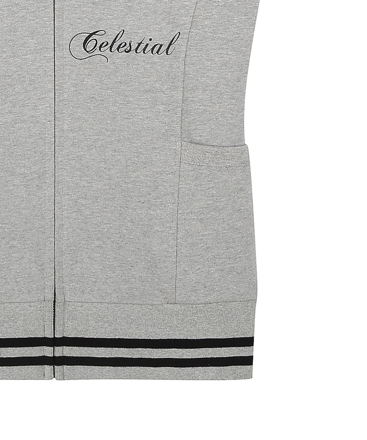 러브이즈트루(LUVISTRUE) SY ANGEL HOOD ZIP UP(GRAY)