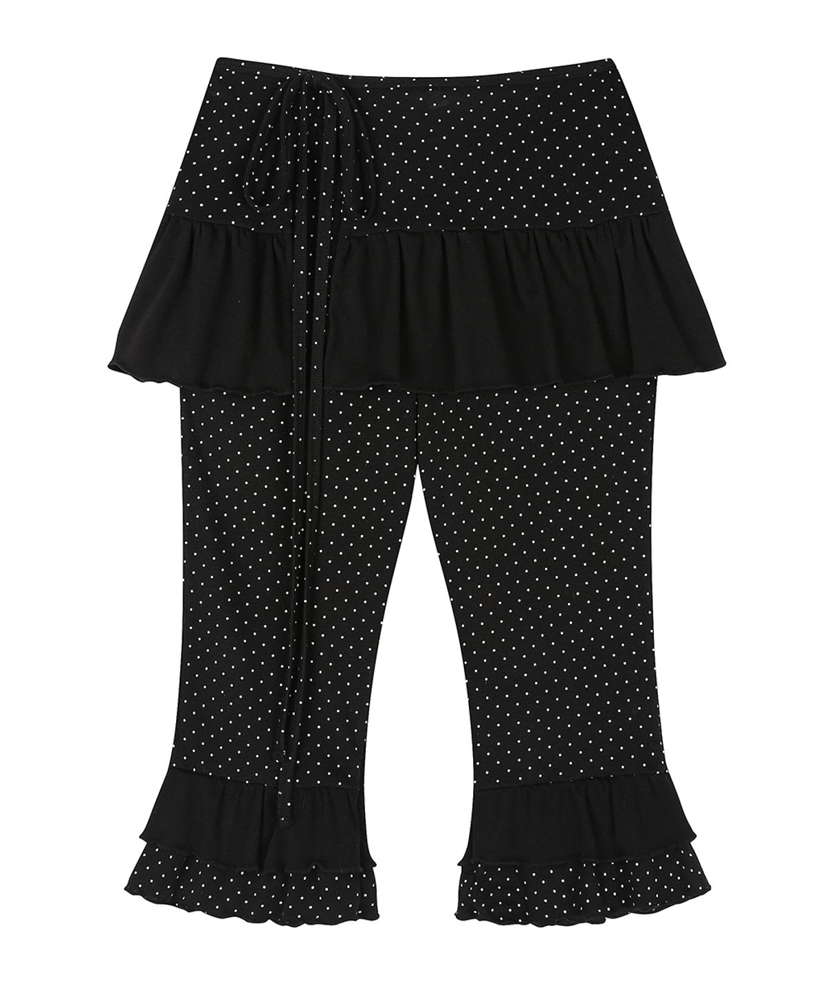 러브이즈트루(LUVISTRUE) SY LAYERED LEGGINGS(BLACK)