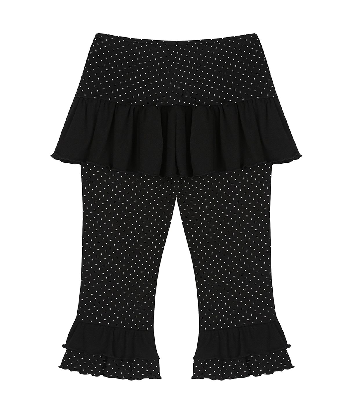 러브이즈트루(LUVISTRUE) SY LAYERED LEGGINGS(BLACK)