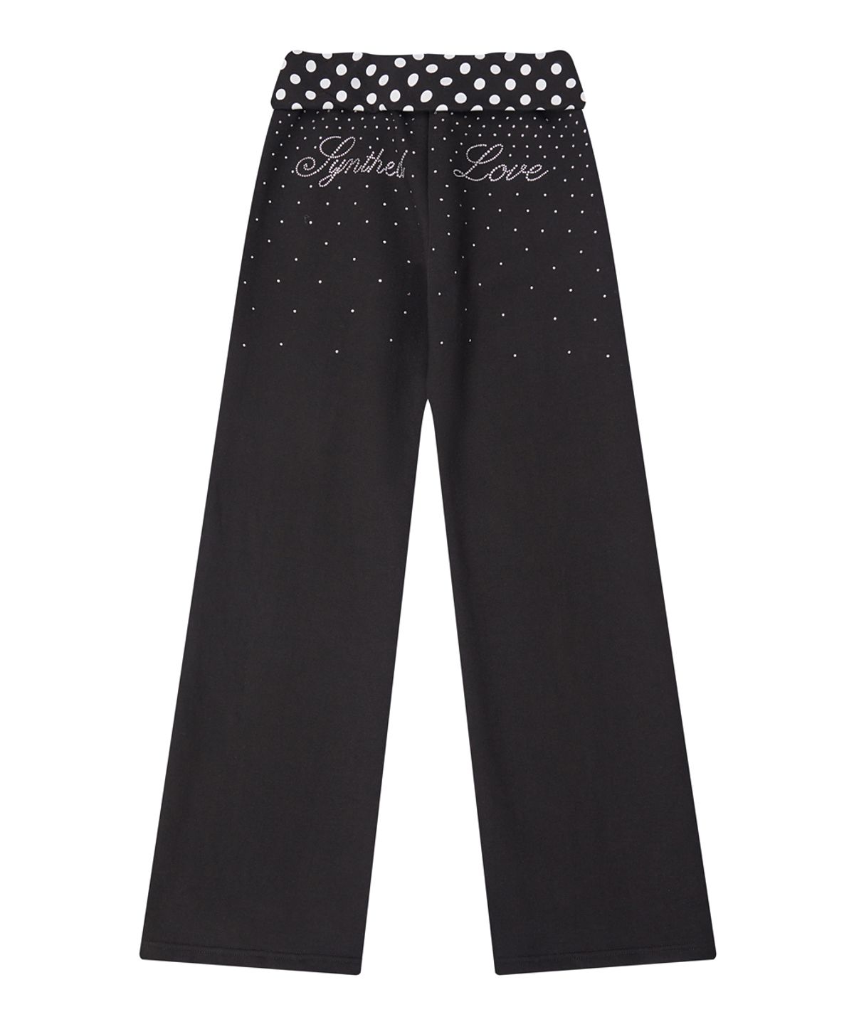 러브이즈트루(LUVISTRUE) SY CRYSTAL FOLDING PANTS(BLACK)