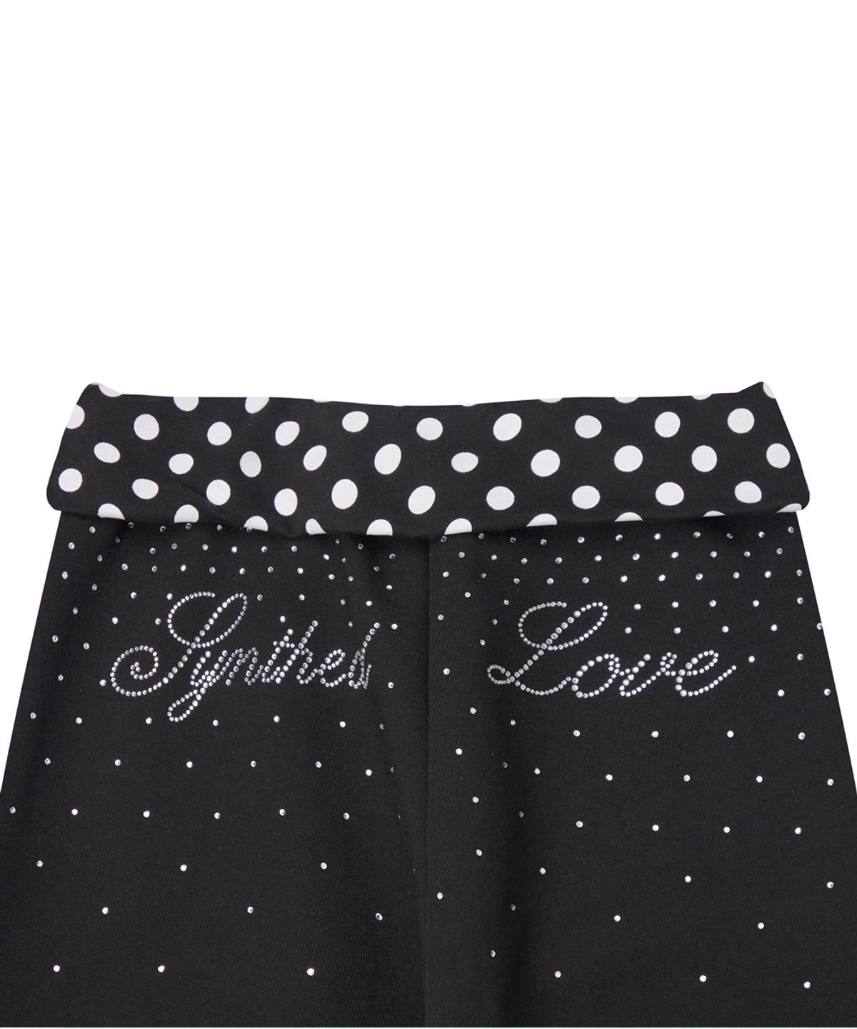러브이즈트루(LUVISTRUE) SY CRYSTAL FOLDING PANTS(BLACK)