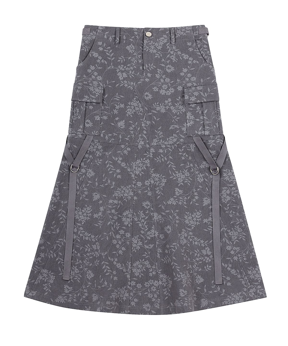 러브이즈트루(LUVISTRUE) SY CARGO LONG SKIRT(GRAY)