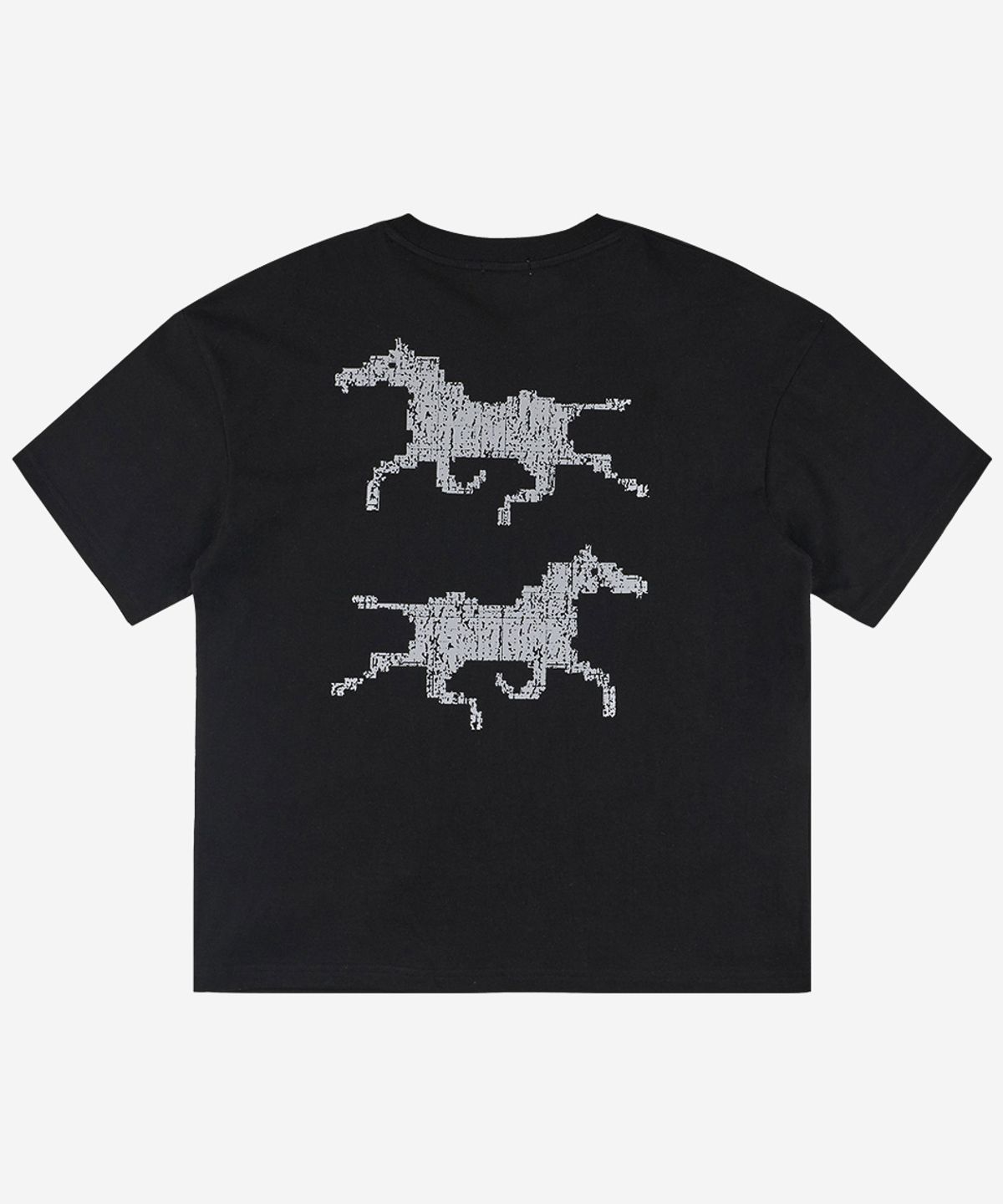 노디(NODI) System Error Horse crop Tee black