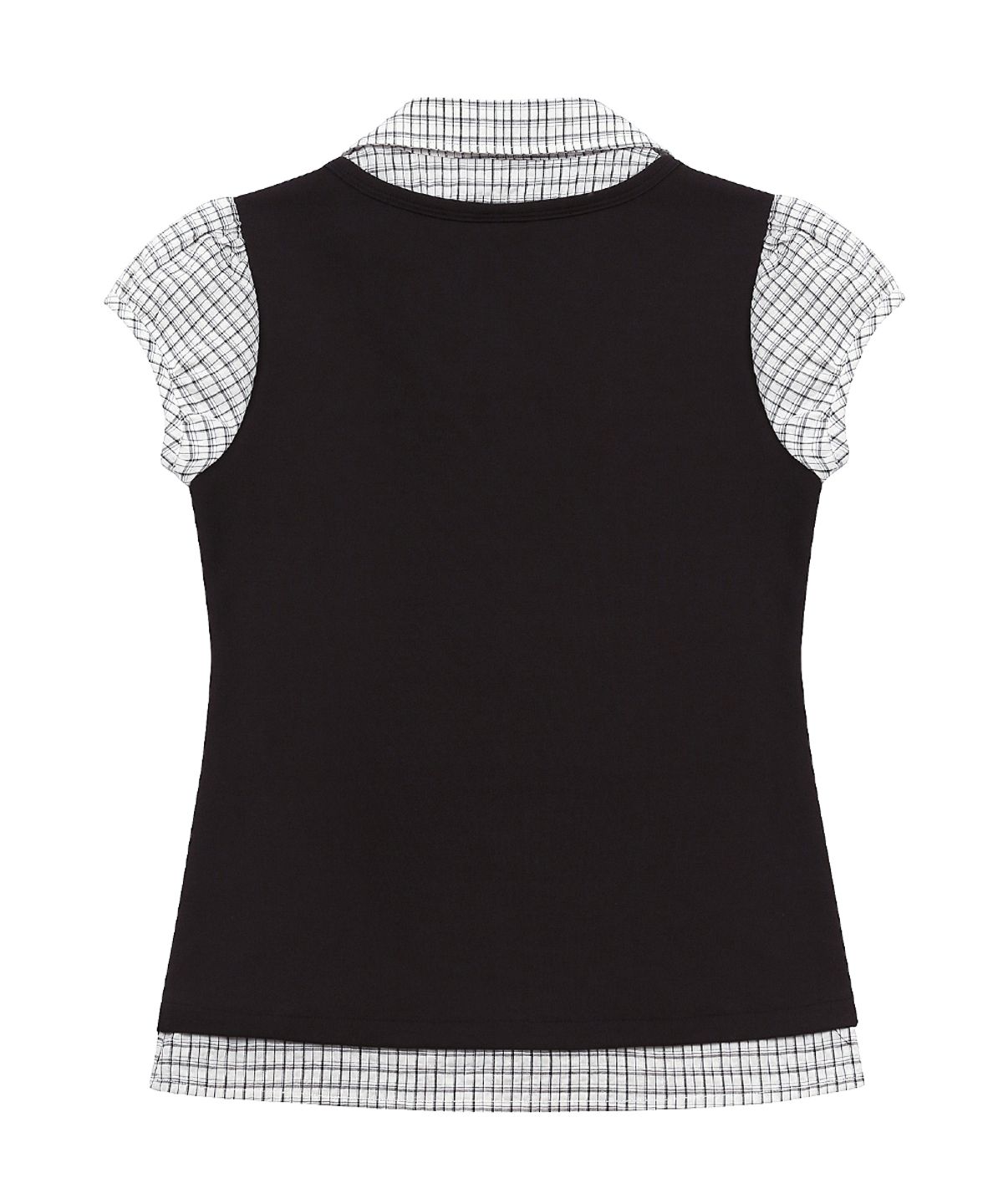 러브이즈트루(LUVISTRUE) SY LAYERED BLOUSE(BLACK)