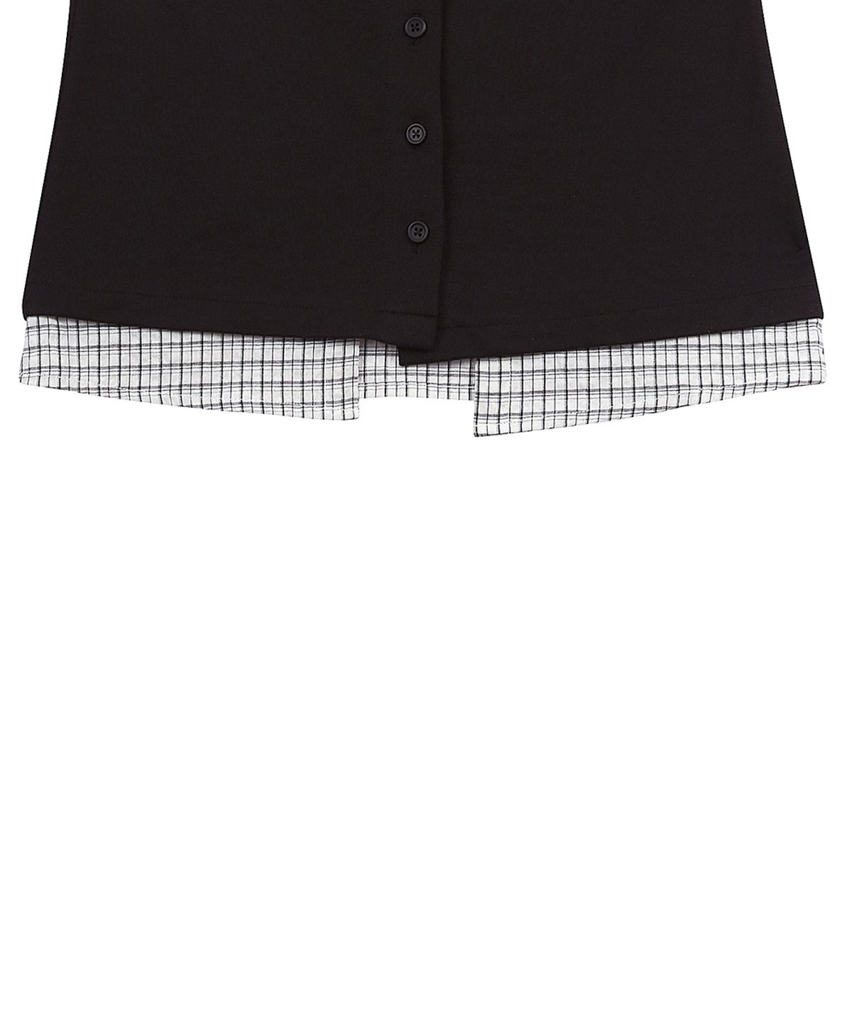 러브이즈트루(LUVISTRUE) SY LAYERED BLOUSE(BLACK)