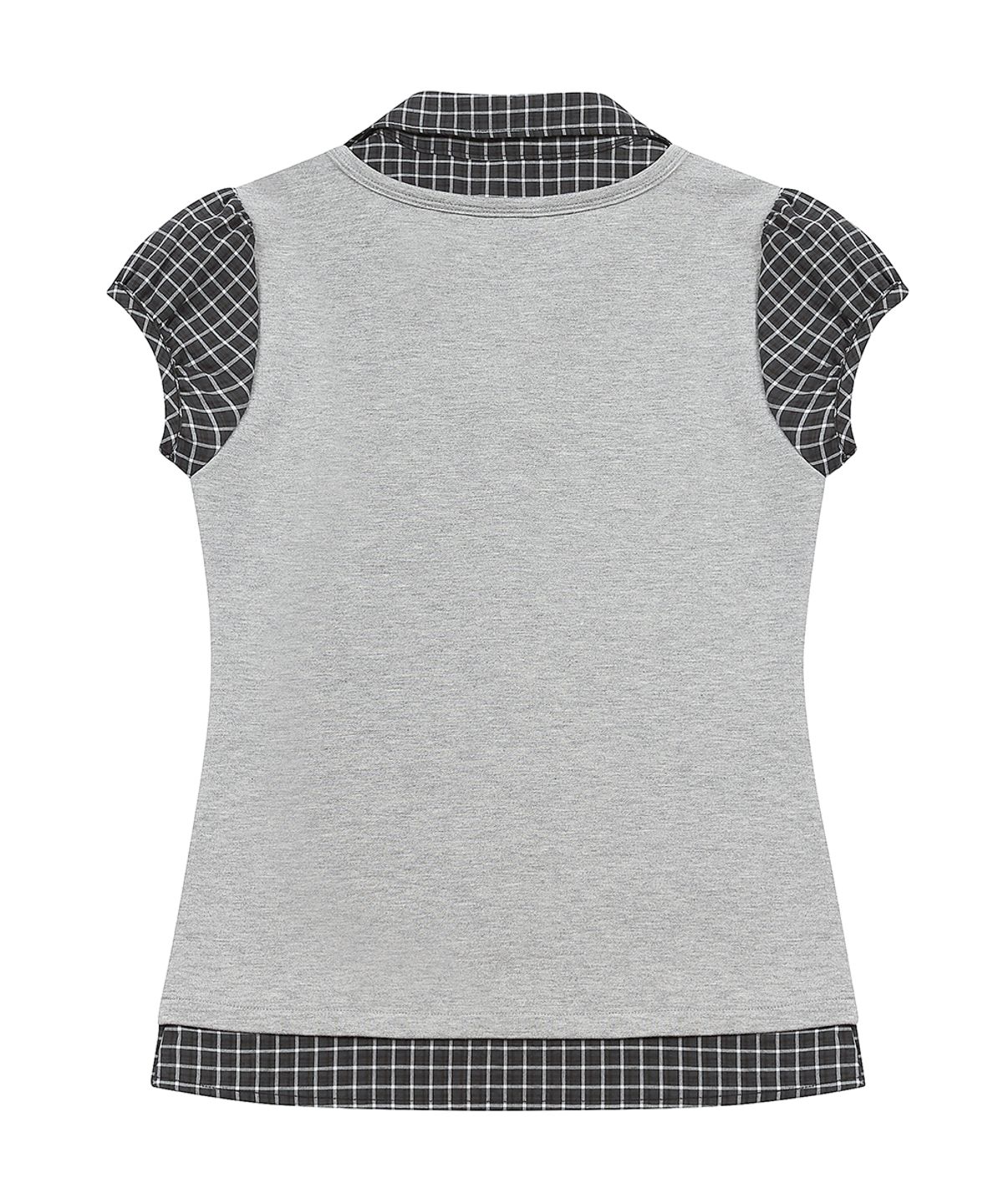 러브이즈트루(LUVISTRUE) SY LAYERED BLOUSE(GRAY)