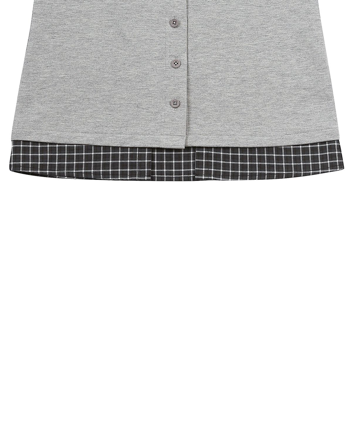 러브이즈트루(LUVISTRUE) SY LAYERED BLOUSE(GRAY)