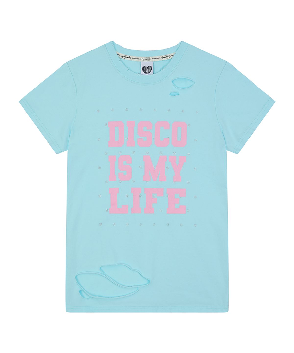 러브이즈트루(LUVISTRUE) SY DISCO DAMAGE TEE(MINT)