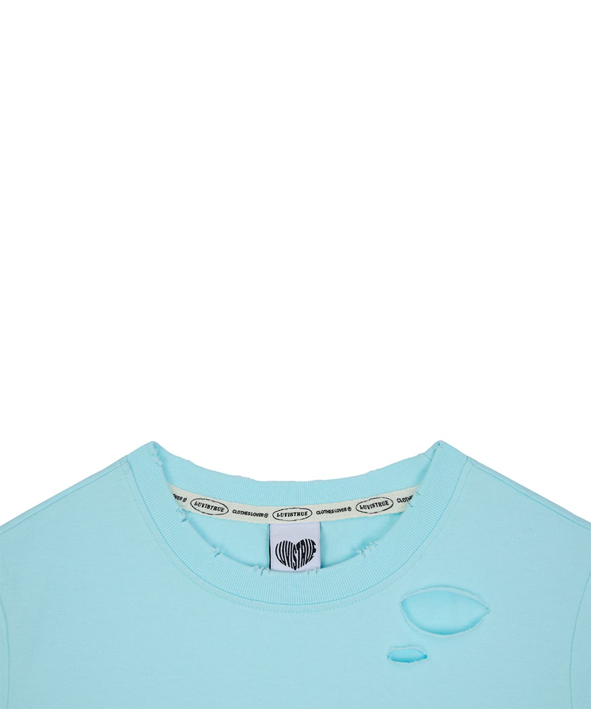 러브이즈트루(LUVISTRUE) SY DISCO DAMAGE TEE(MINT)