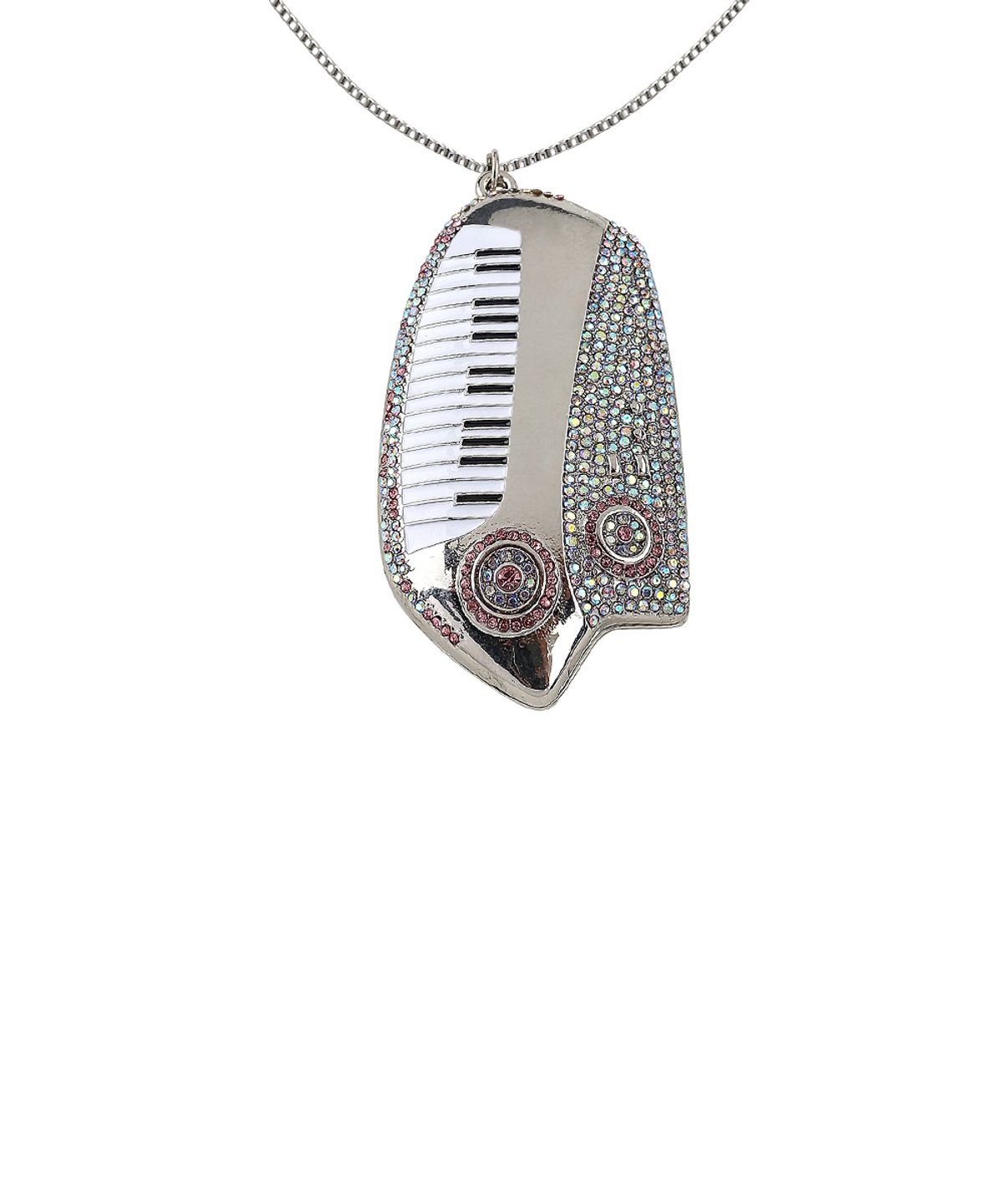 러브이즈트루(LUVISTRUE) SY SYNTHESIZER BOLD NECKLACE(SILVER)