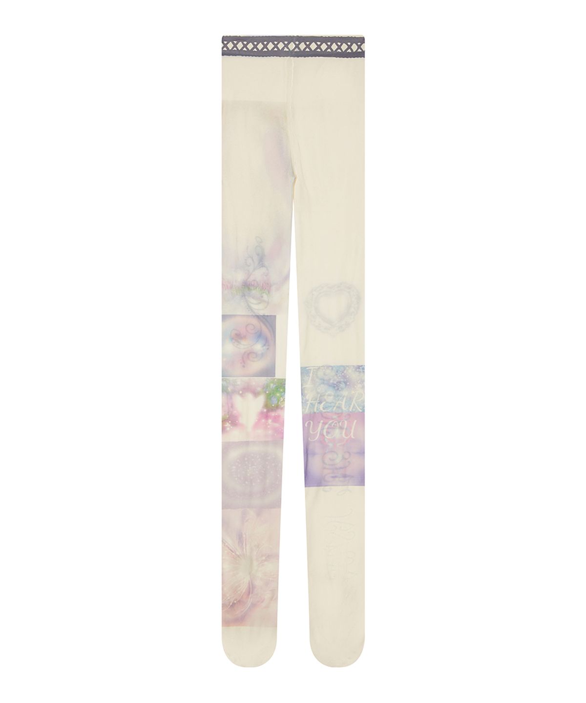 러브이즈트루(LUVISTRUE) SY PRINTED TIGHTS(WHITE)