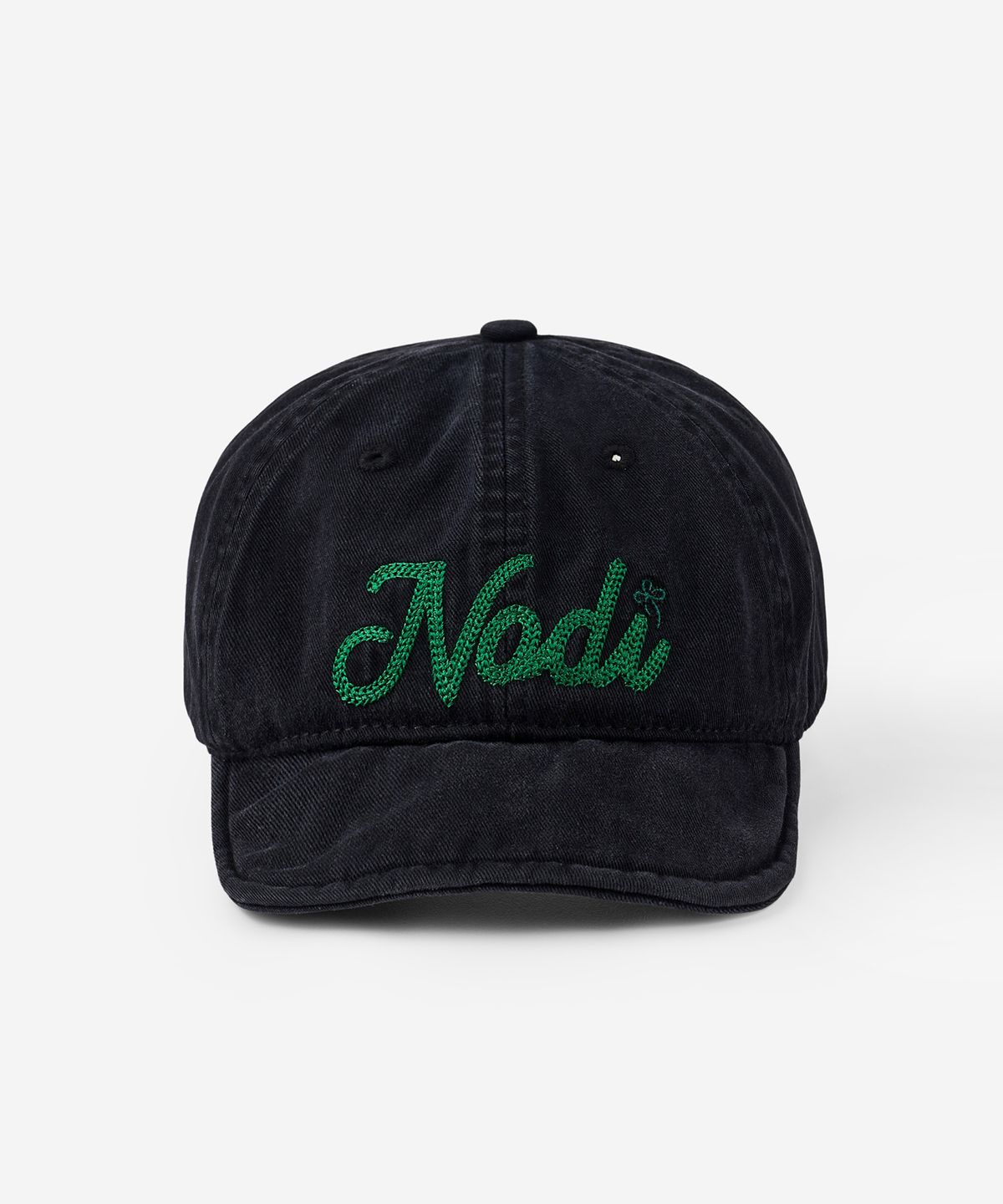 노디(NODI) Short Brim Logo Cap black
