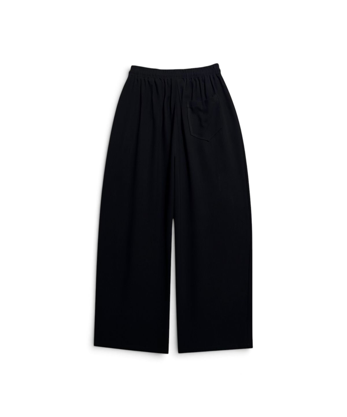 본슬리피(BORN SLIPPY) Soft Linen Relaxed Wide Pants (Black)