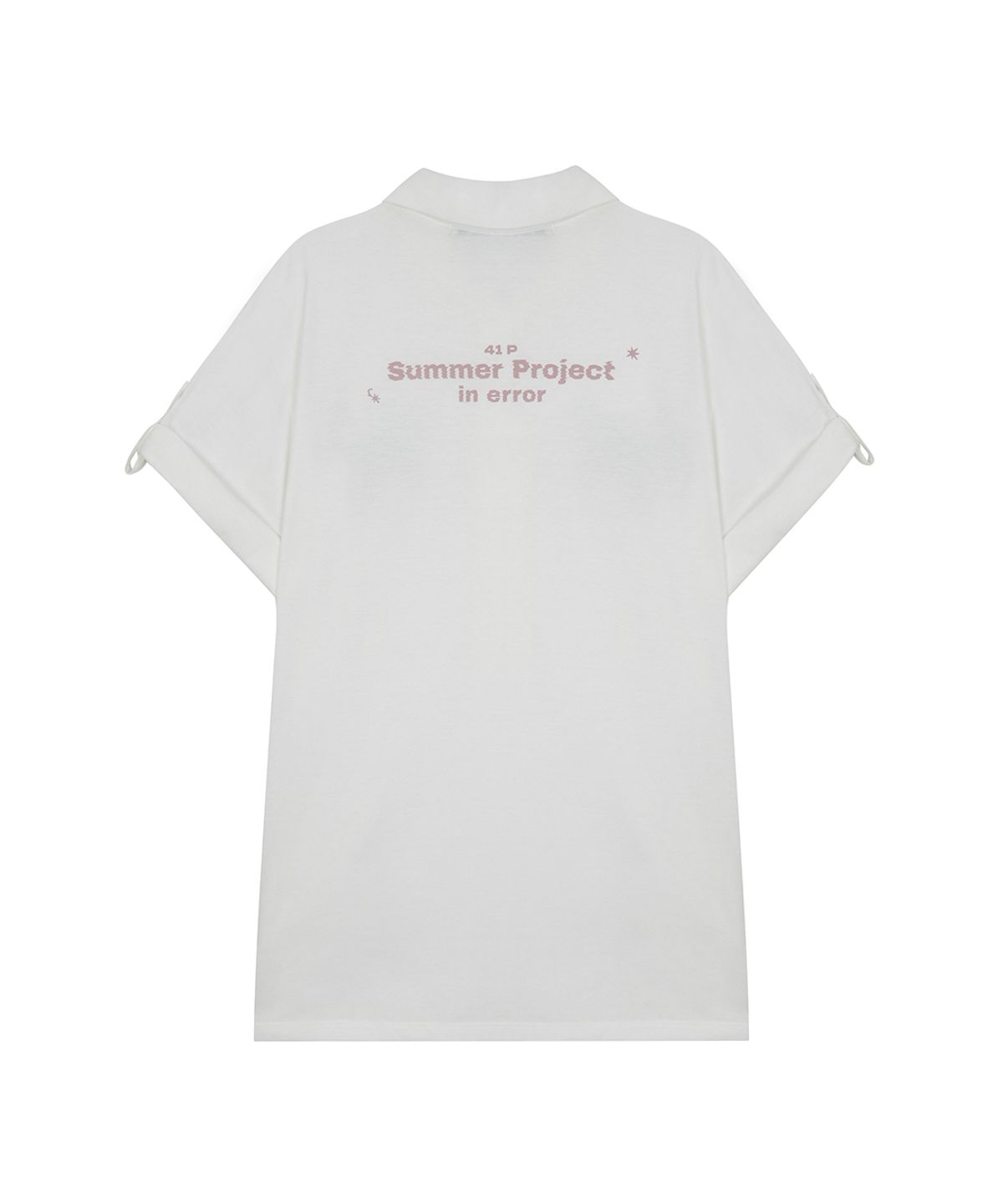 사일프레이(41PRAY) Horse Summer Polo Shirt / White