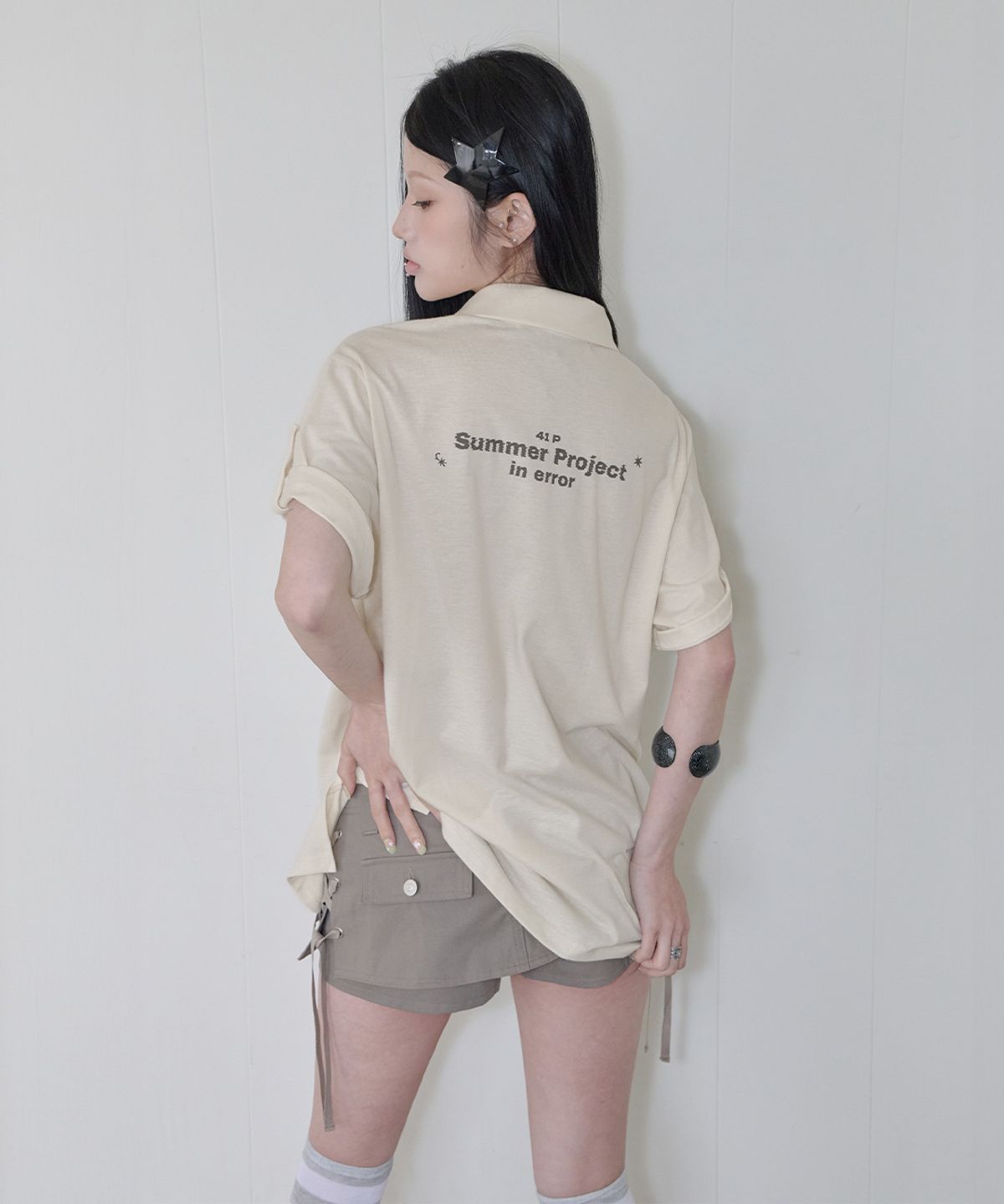 사일프레이(41PRAY) Horse Summer Polo Shirt / Yellow
