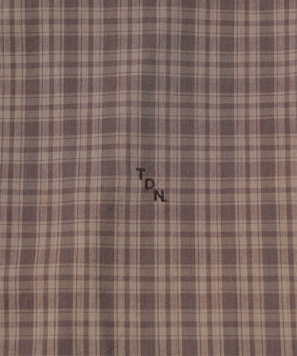 테일던(TAILDERN) Chandler Big Checked Cotton Shirts Brown