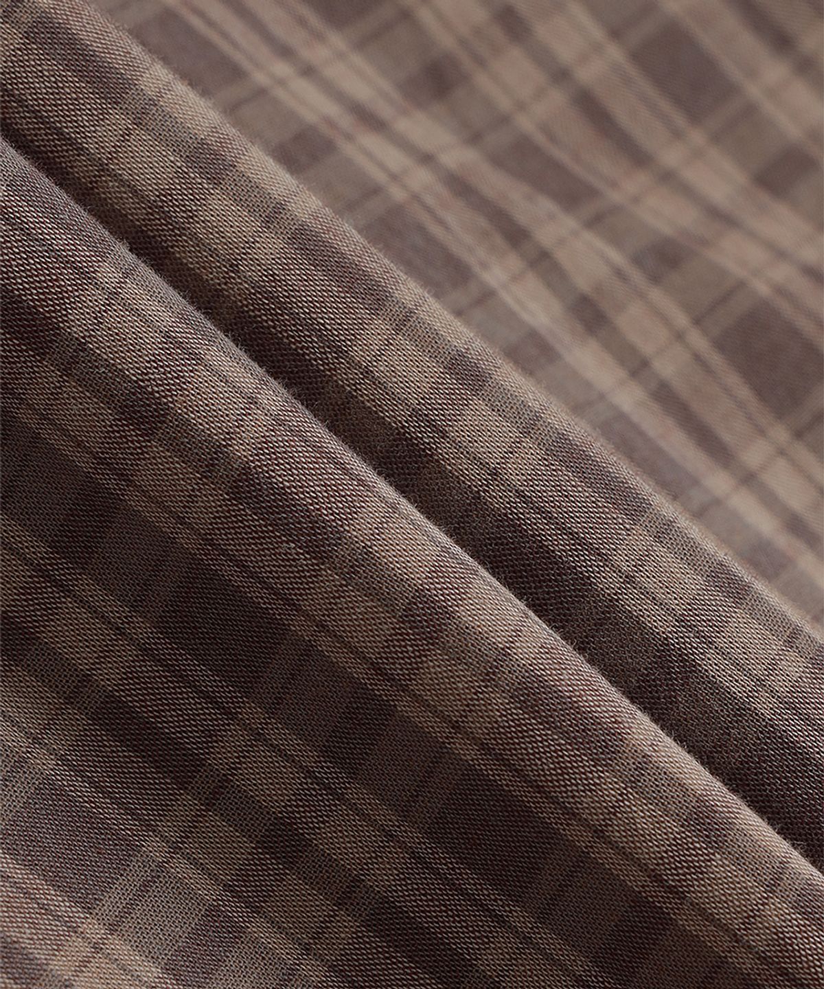 테일던(TAILDERN) Chandler Big Checked Cotton Shirts Brown