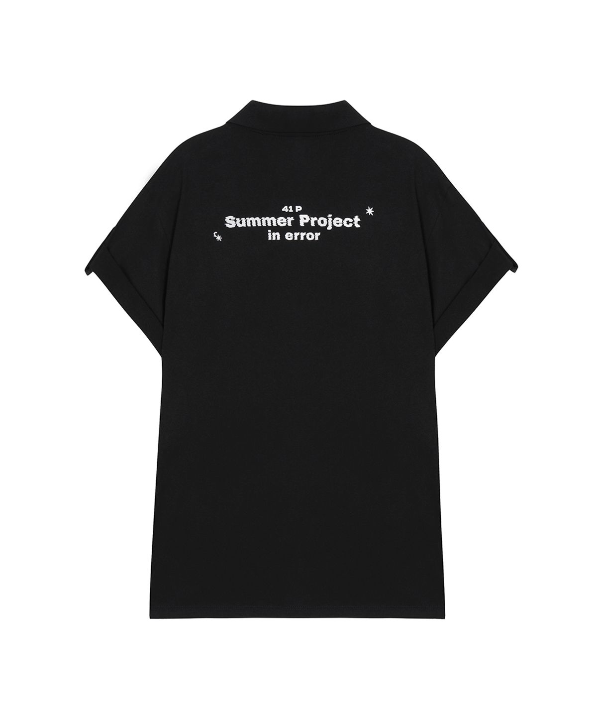 사일프레이(41PRAY) Horse Summer Polo Shirt / Black