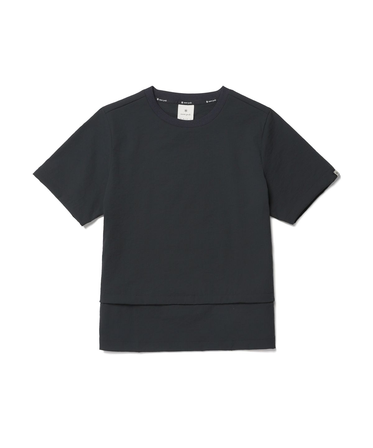 스노우피크 어패럴(SNOWPEAK APPAREL) 미닛 여성 스트링 반팔 티셔츠 (S26MWFTS73) Dark Navy