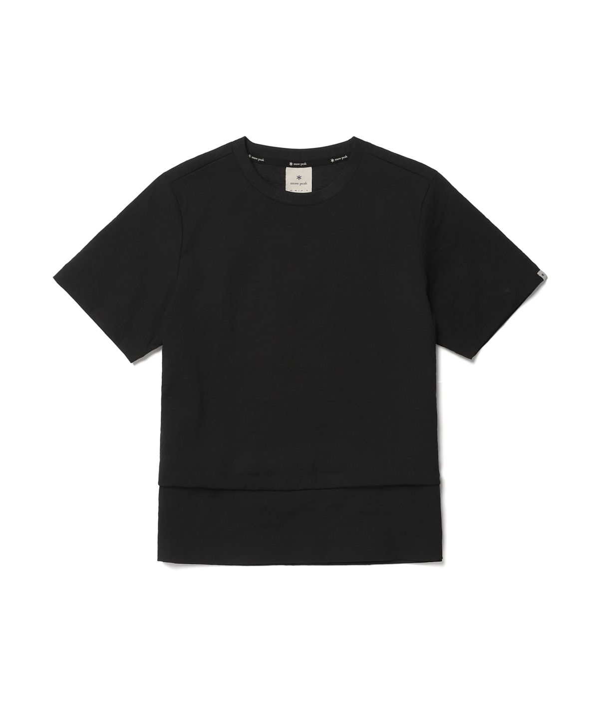 스노우피크 어패럴(SNOWPEAK APPAREL) 미닛 여성 스트링 반팔 티셔츠 (S26MWFTS73) Black