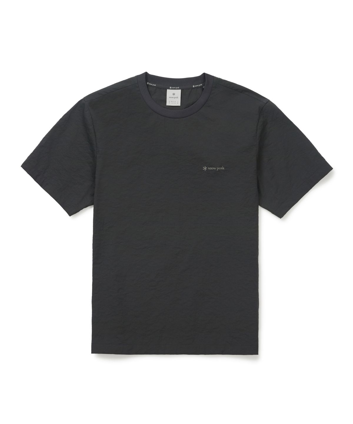 스노우피크 어패럴(SNOWPEAK APPAREL) 미닛 라운드넥 반팔 티셔츠 (S26MMFTS72) Charcoal