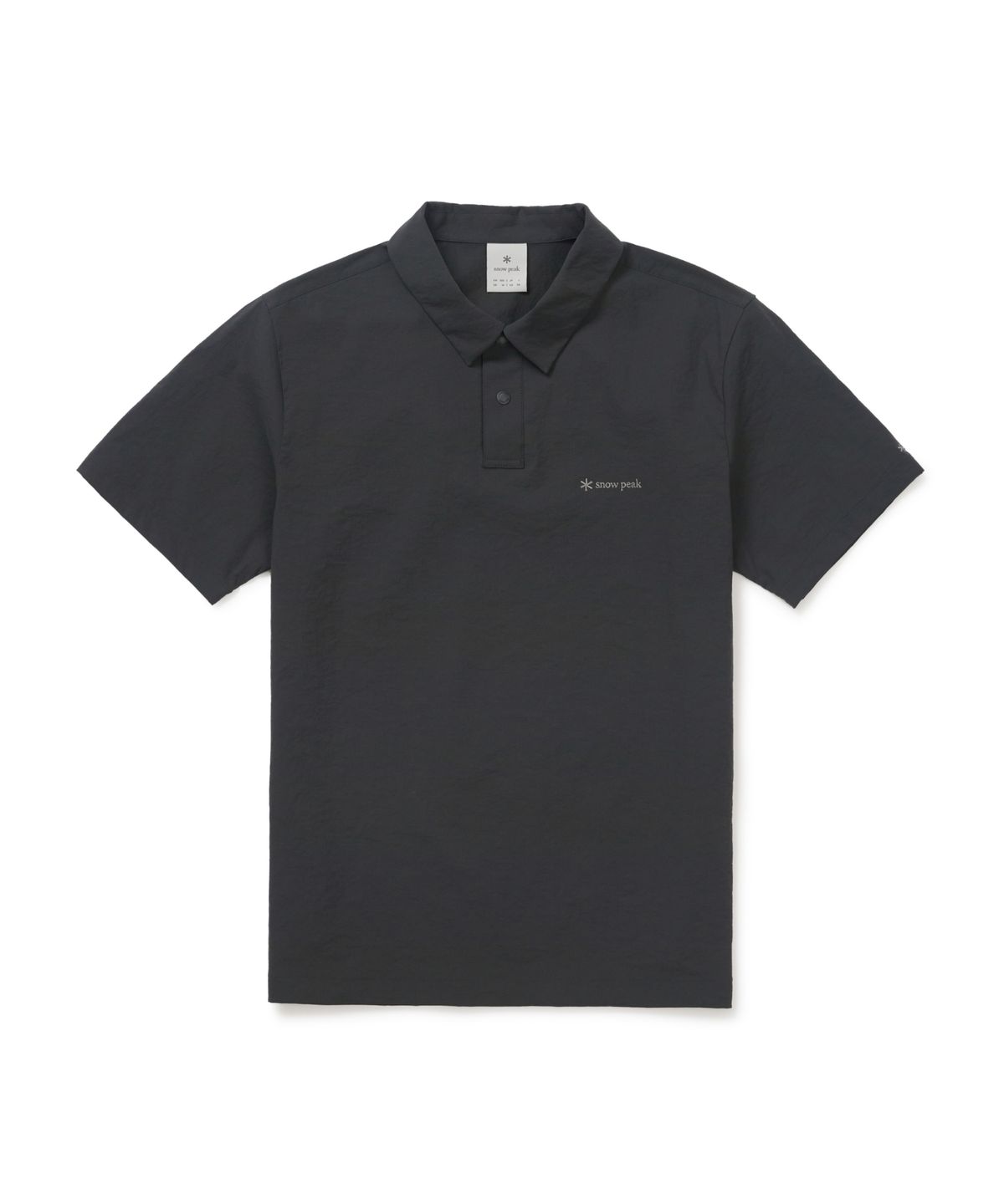 스노우피크 어패럴(SNOWPEAK APPAREL) 미닛 반팔 폴로 티셔츠 (S26MMFPS72) Charcoal