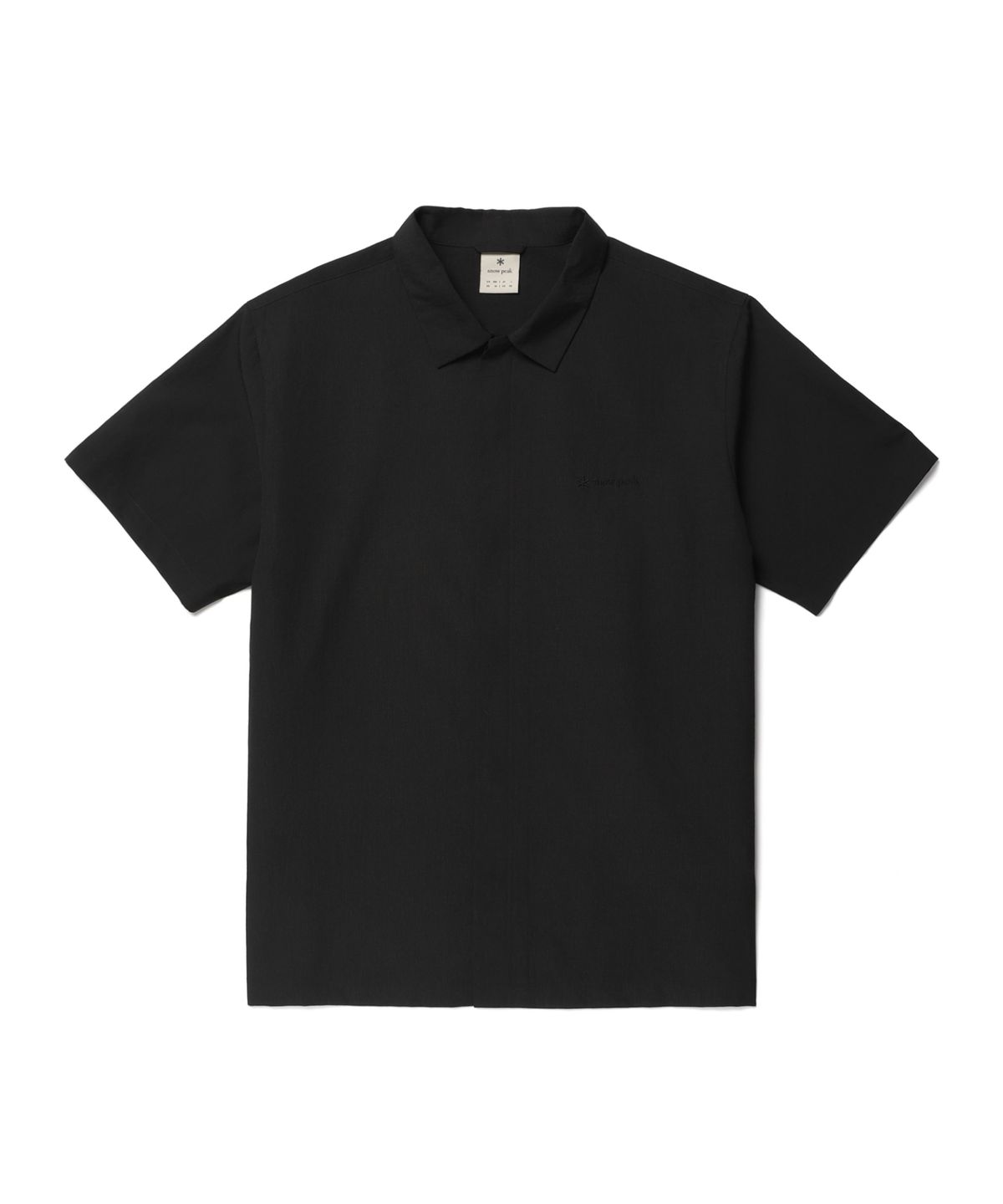 스노우피크 어패럴(SNOWPEAK APPAREL) 미닛 반팔 셔츠 (S26MMFSH74) Black