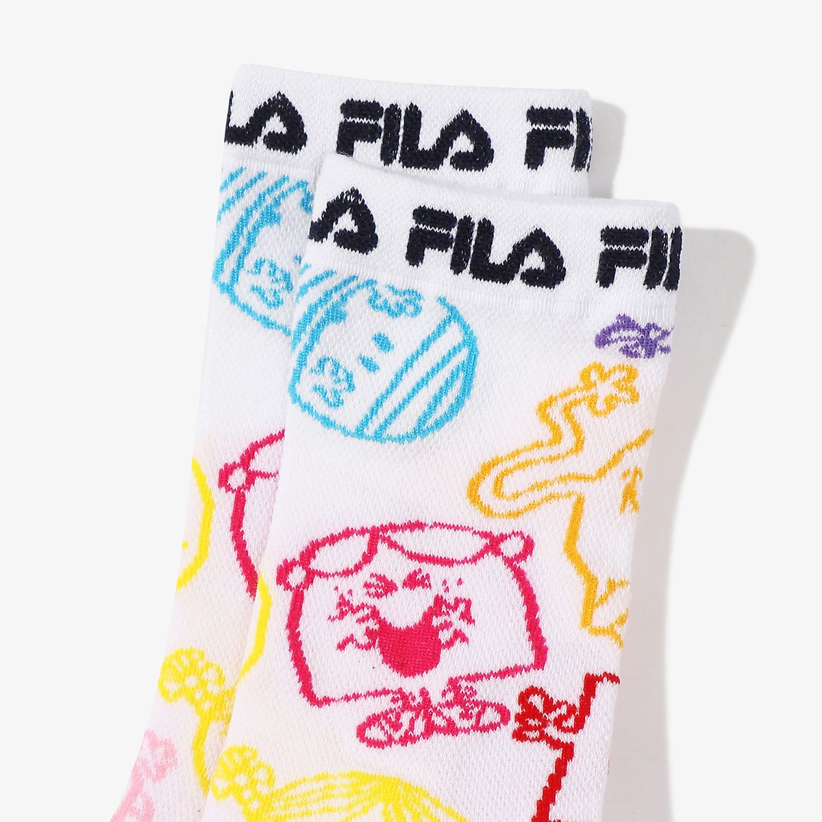휠라 키즈(FILA KIDS) 미스터맨 리틀미스 메쉬 장목양말