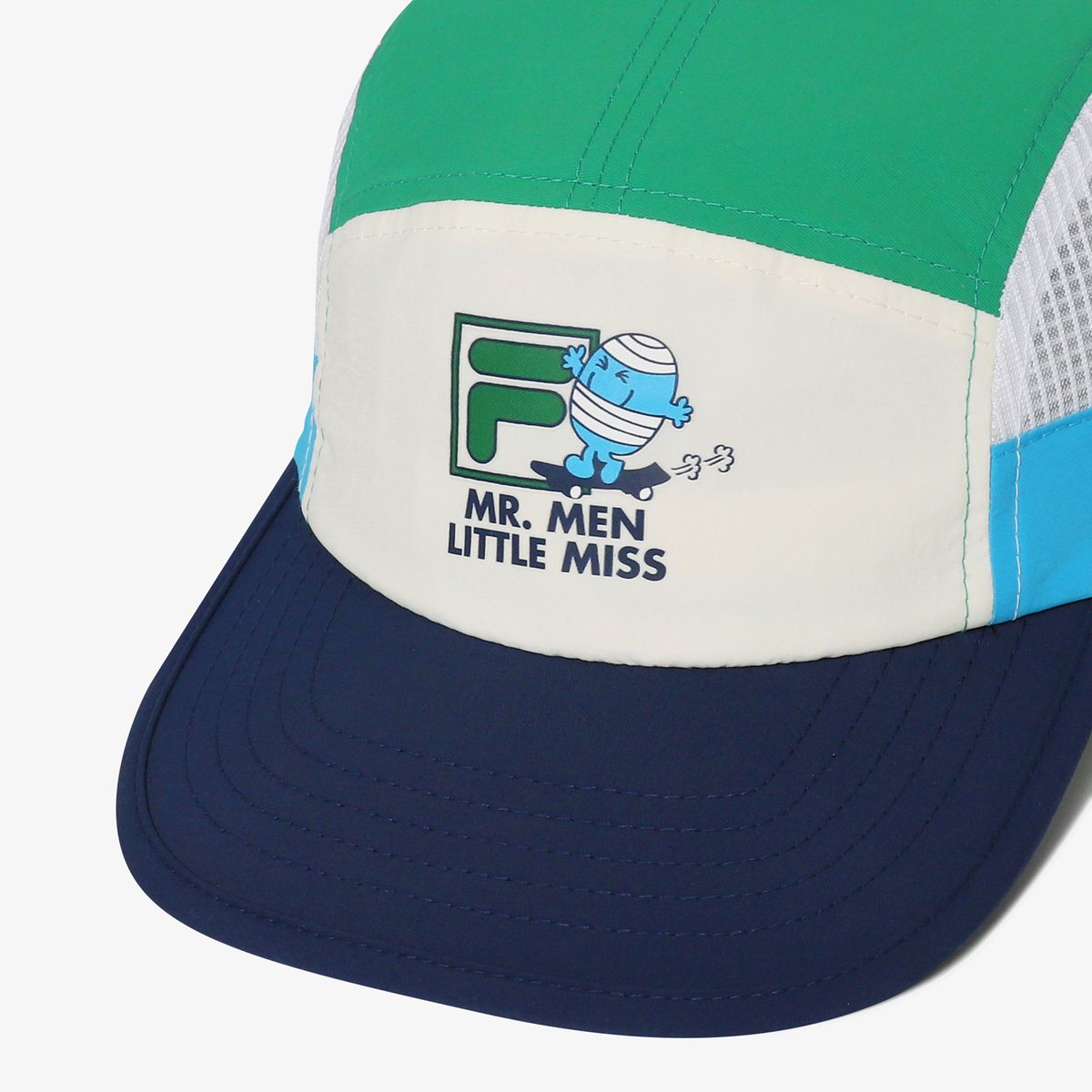 휠라 키즈(FILA KIDS) 미스터맨앤리틀미스 키링 반메쉬 캠프캡(FK262CC07X002456)