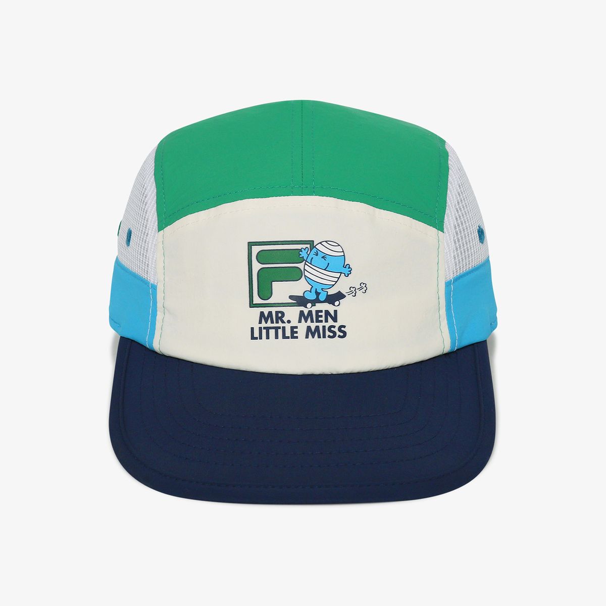 휠라 키즈(FILA KIDS) 미스터맨앤리틀미스 키링 반메쉬 캠프캡(FK262CC07X002456)