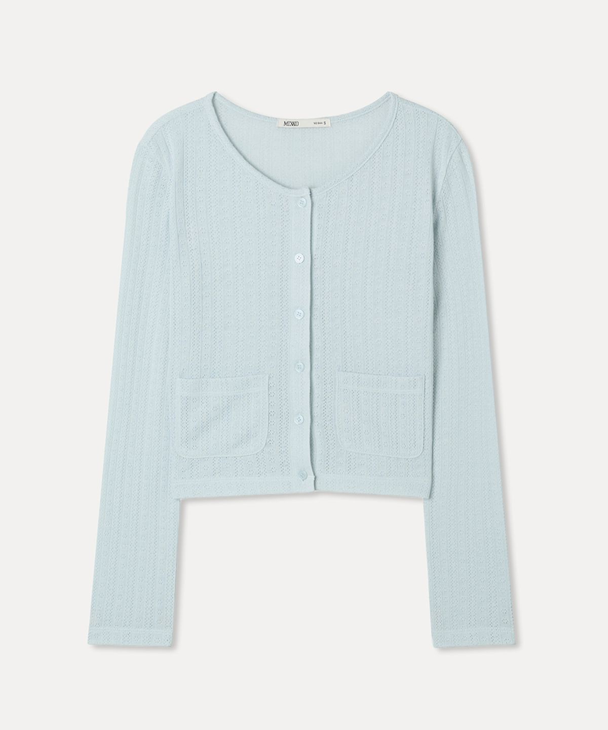 미쏘(MIXXO) 펀칭 가디건_MIWCMG508A