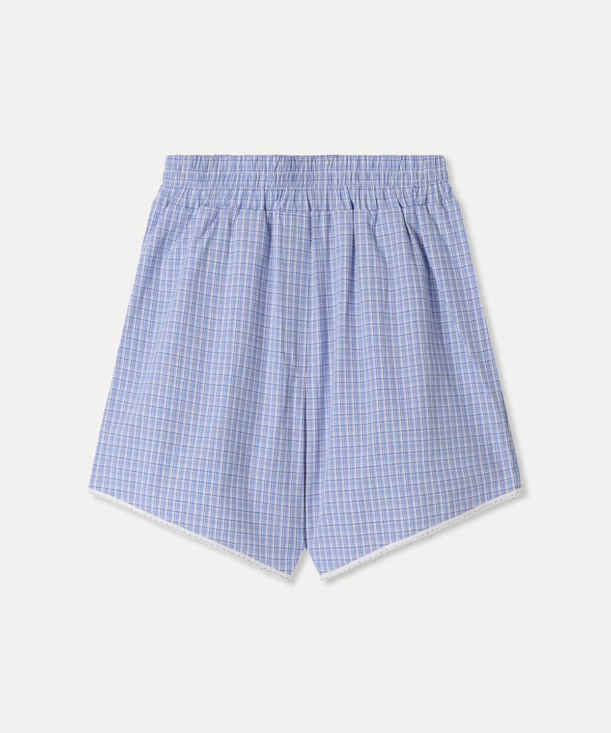 미쏘(MIXXO) 밴딩 체크 숏 팬츠