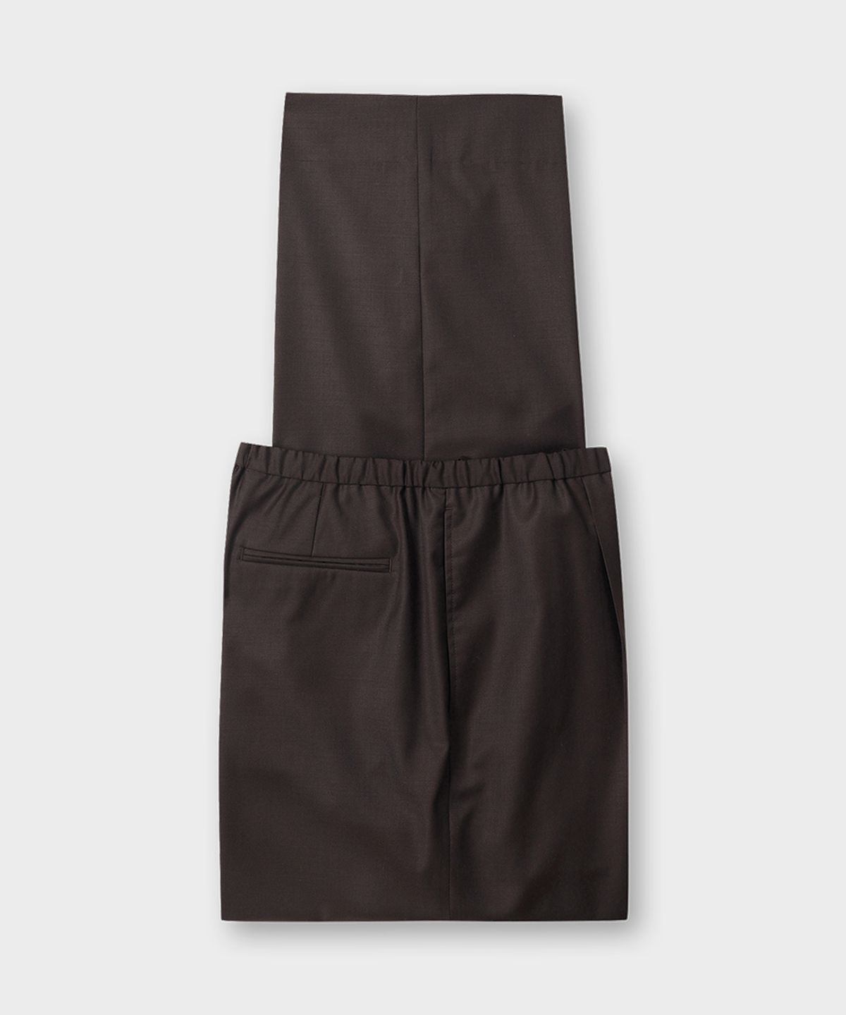 테일던(TAILDERN) Stefano Bending Wool Pants Brown