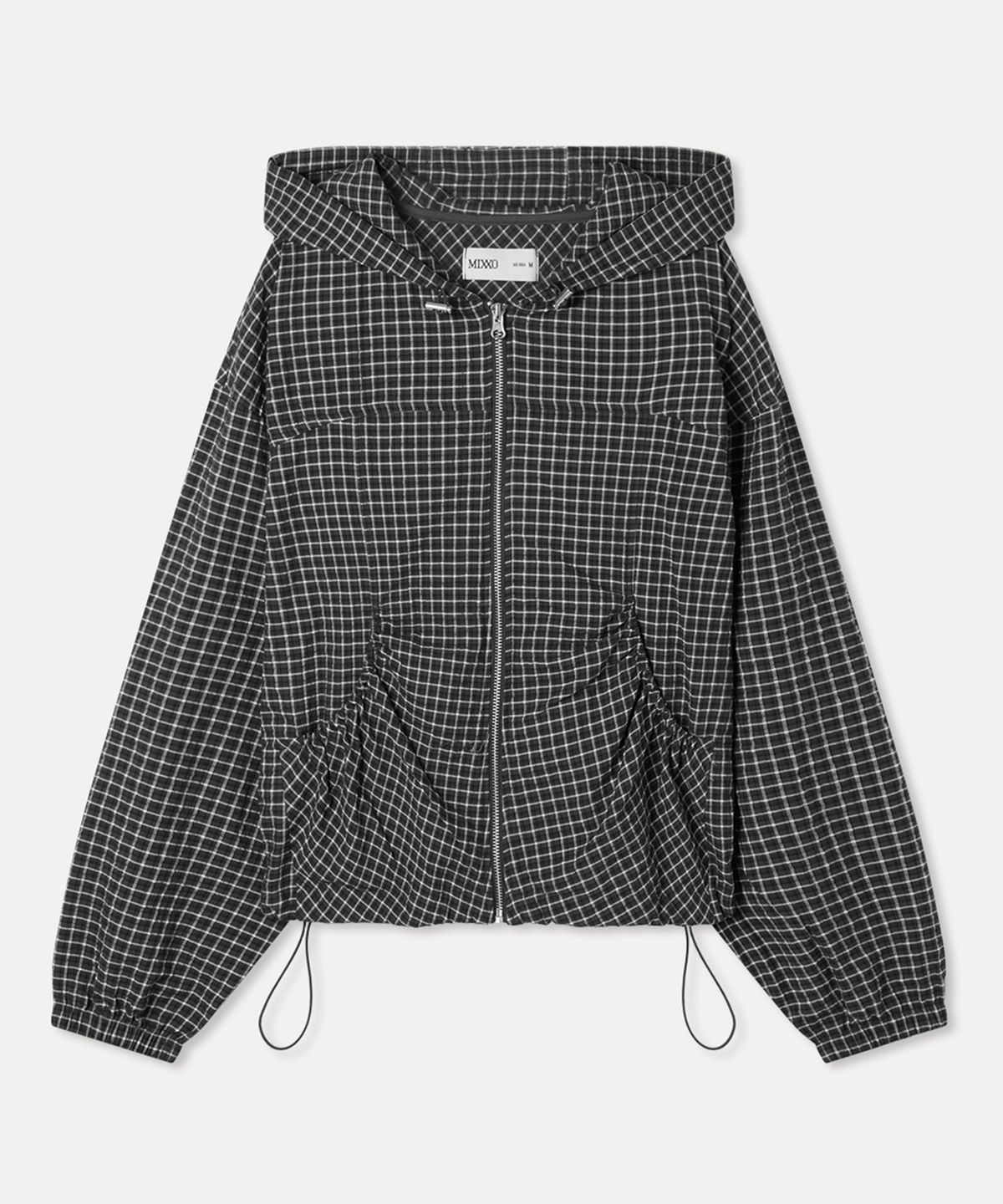 미쏘(MIXXO) 패턴 긴팔 후드 점퍼_MIWJJG511G