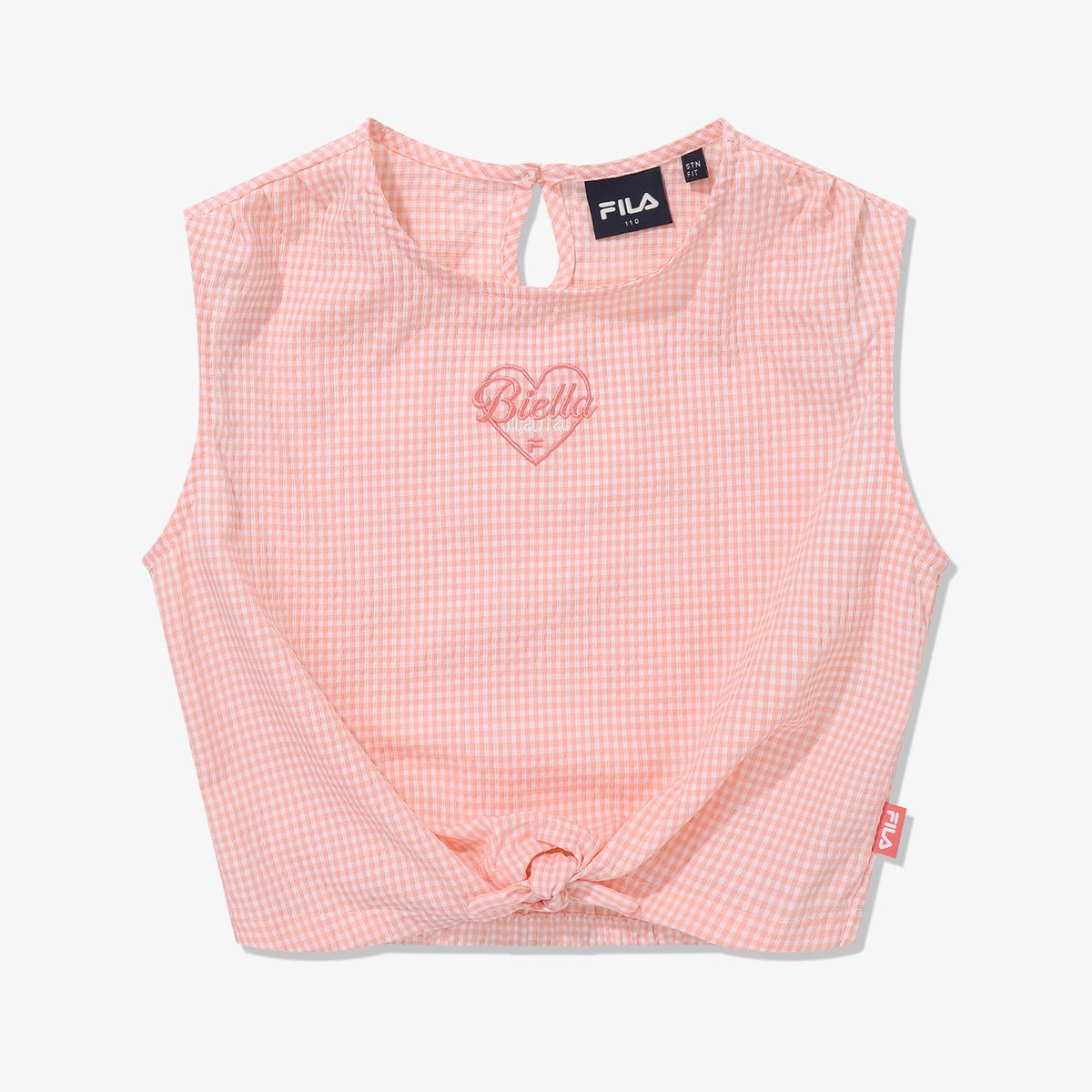 휠라 키즈(FILA KIDS) 시어서커 매듭 티셔츠