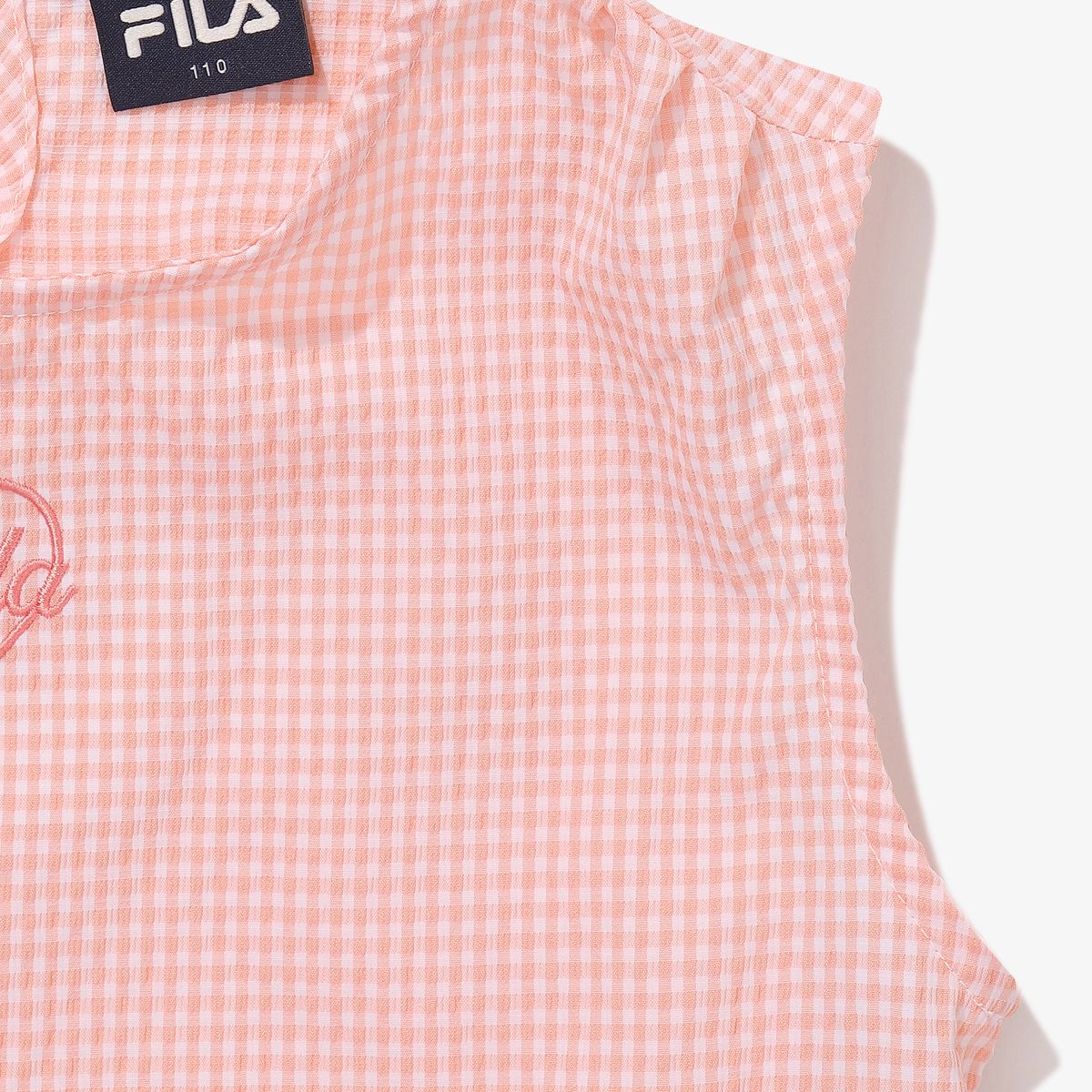 휠라 키즈(FILA KIDS) 시어서커 매듭 티셔츠