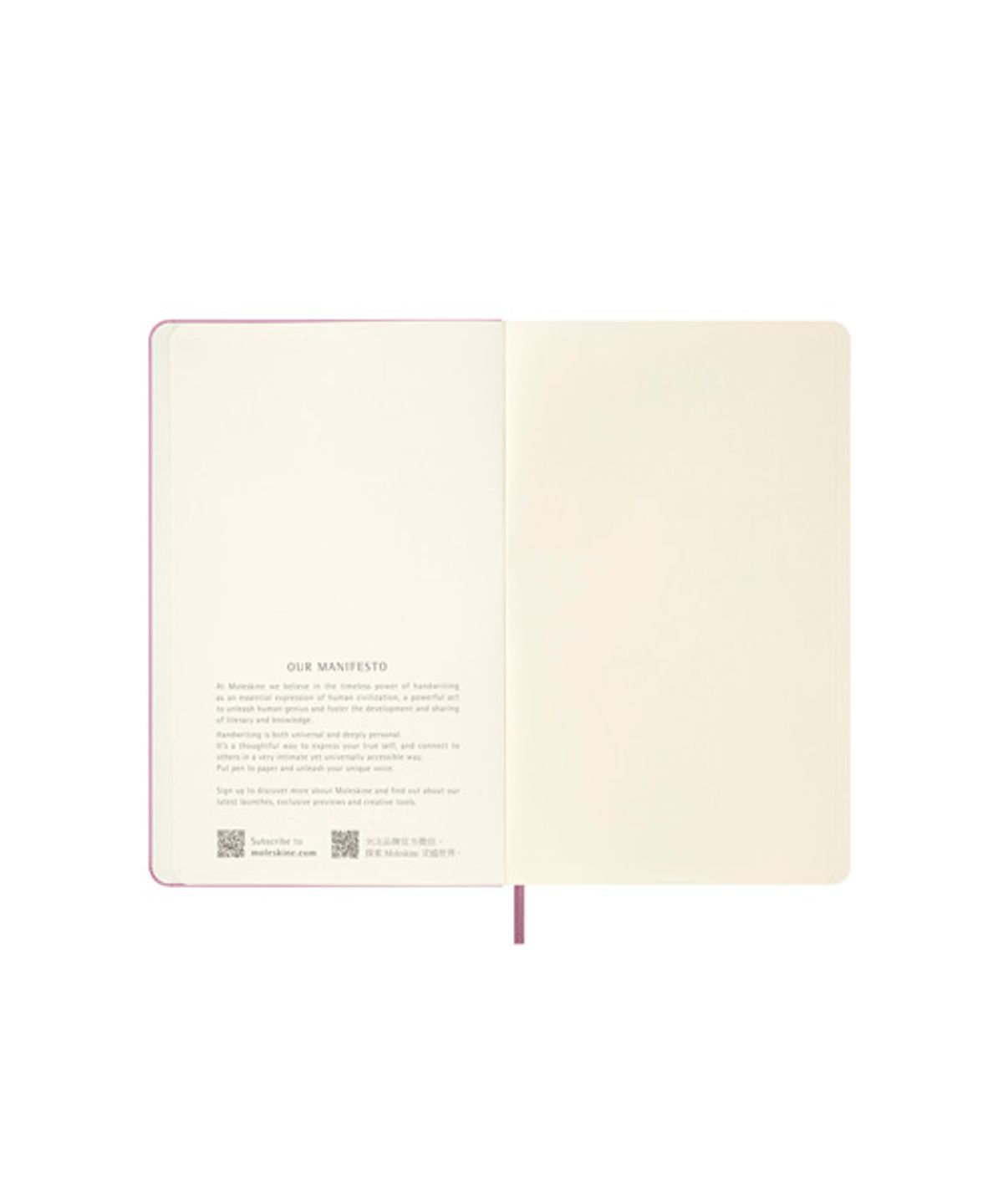 몰스킨(MOLESKINE) [26 시즈널 컬러]클래식노트 플레인/머제스틱핑크 하드 L