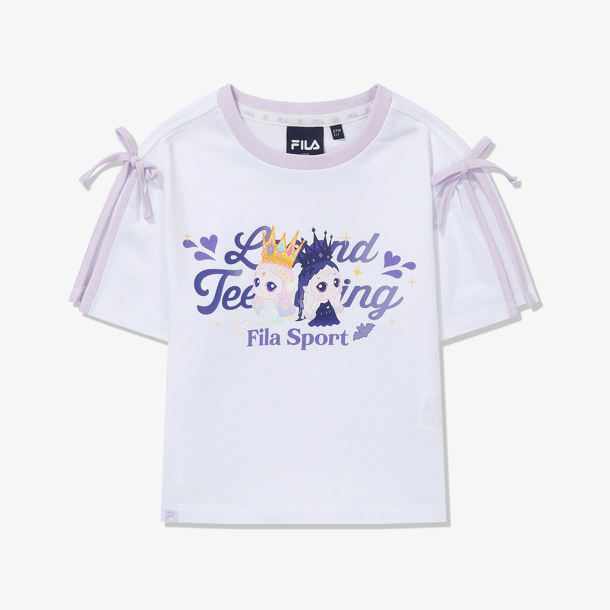휠라 키즈(FILA KIDS) 프린세스 캐치! 티니핑 소매트임 티셔츠