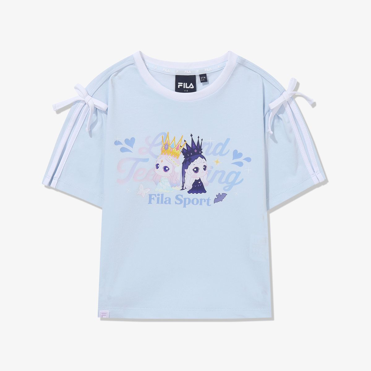 휠라 키즈(FILA KIDS) 프린세스 캐치! 티니핑 소매트임 티셔츠
