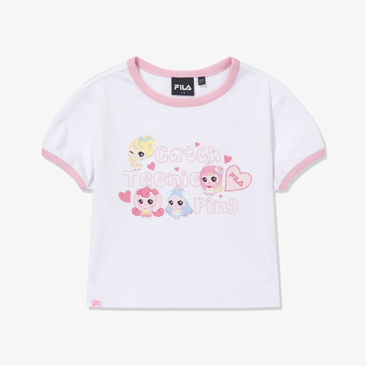 휠라 키즈(FILA KIDS) 프린세스 캐치! 티니핑 시어서커 셋업