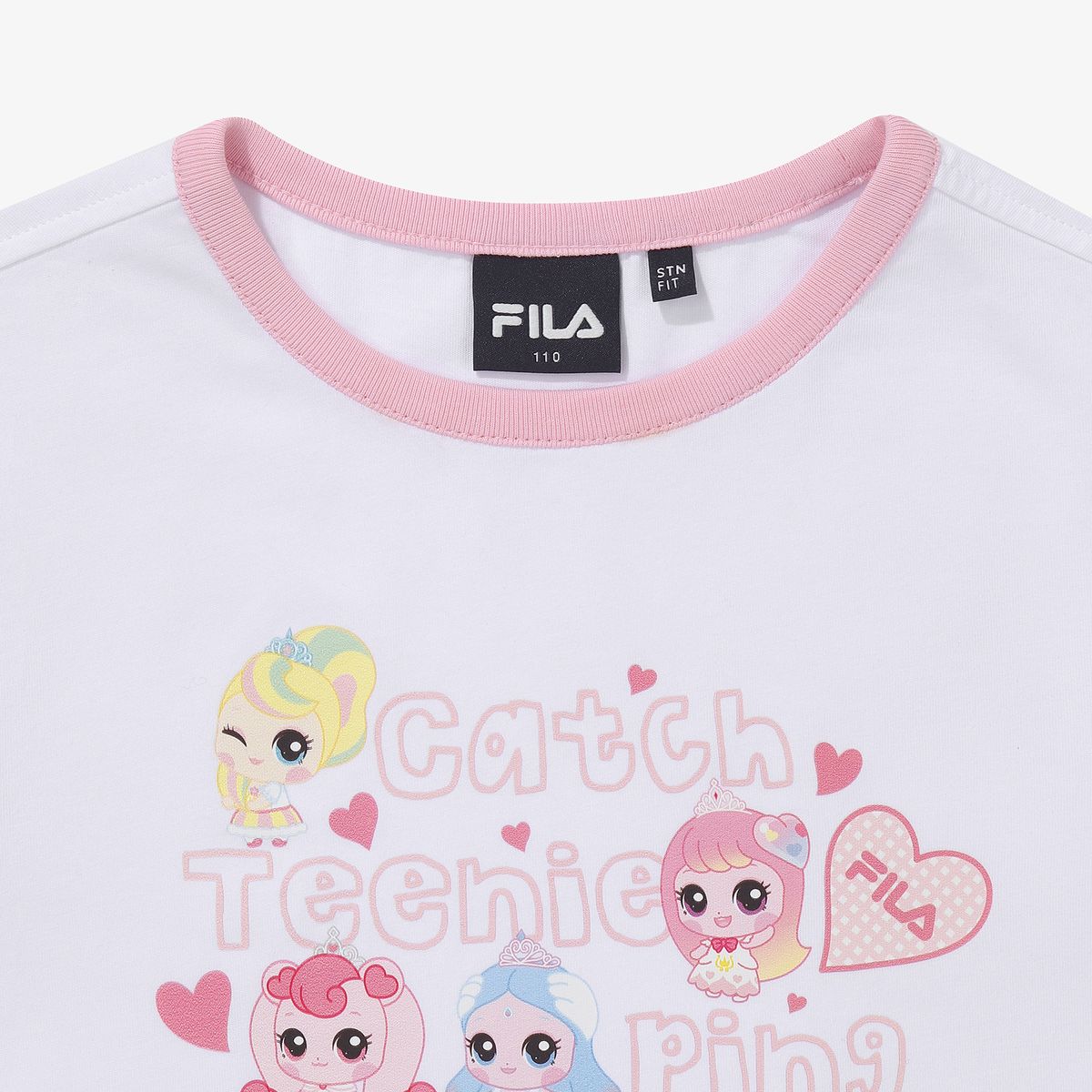휠라 키즈(FILA KIDS) 프린세스 캐치! 티니핑 시어서커 셋업