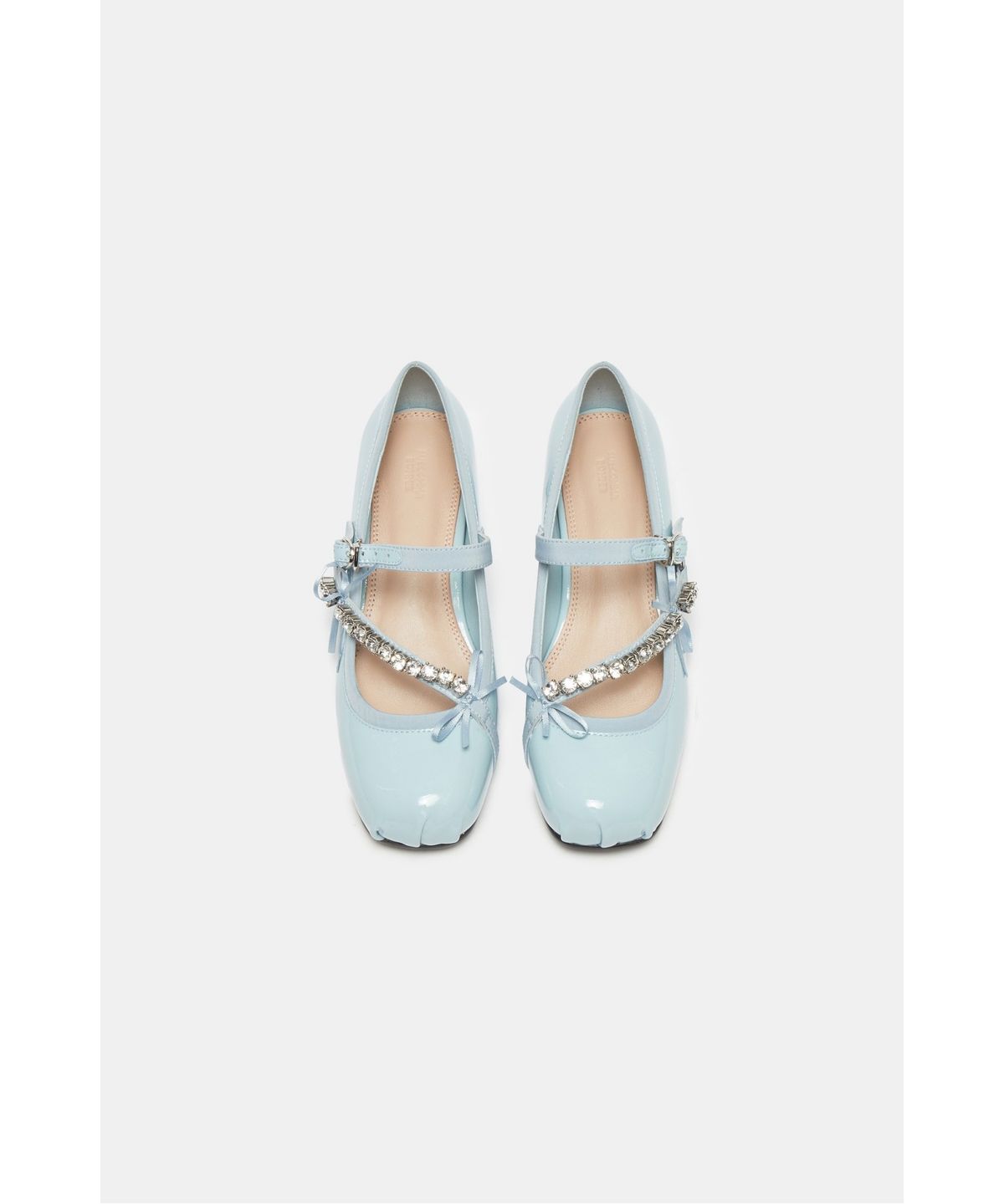 슈콤마보니(SUECOMMA BONNIE) Jewelry mary-jane flats(blue)_DG1DS26013BLU