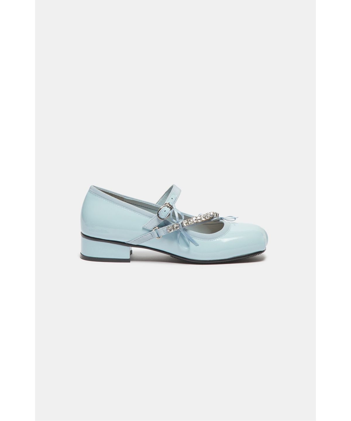 슈콤마보니(SUECOMMA BONNIE) Jewelry mary-jane flats(blue)_DG1DS26013BLU