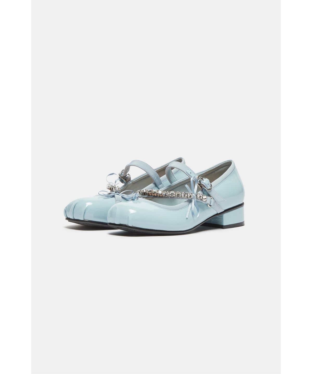 슈콤마보니(SUECOMMA BONNIE) Jewelry mary-jane flats(blue)_DG1DS26013BLU