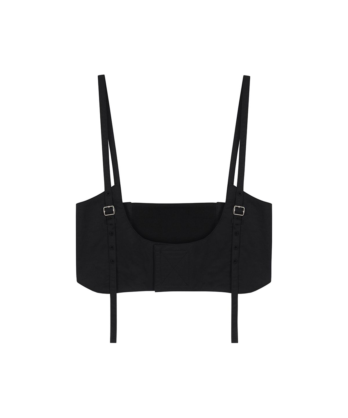 사일프레이(41PRAY) Corset Layered Sleeveless Top / Black