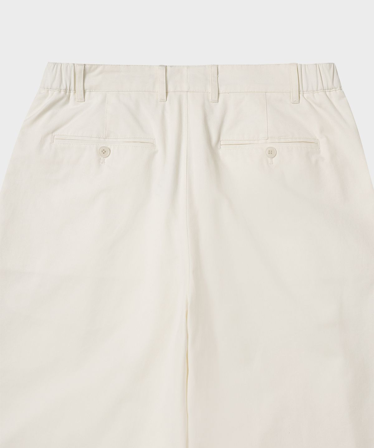 테일던(TAILDERN) Giorgio Wide Chino Shorts White