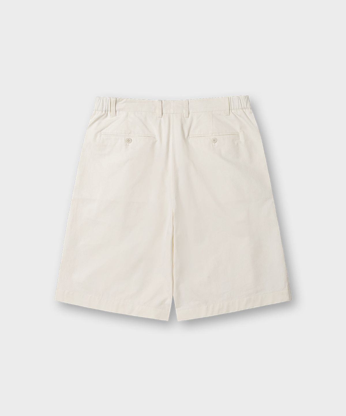 테일던(TAILDERN) Giorgio Wide Chino Shorts White